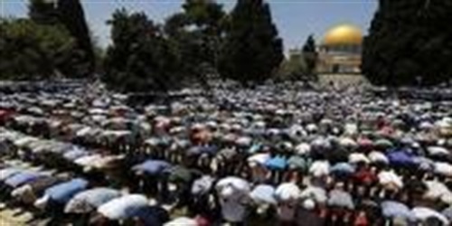 سومین نماز جمعه ماه رمضان در «مسجدالاقصی» اقامه شد