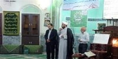 ناحیه شهید نواب صفوی/  تجلیل از دانش آموزان نمونه در مسجد صاحب الزمان