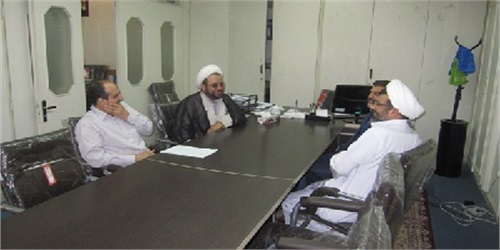 ناحیه اشرفی اصفهانی/  جلسه رئیس کمیته امداد با سرپرست ناحیه