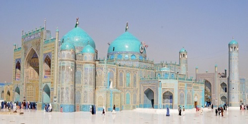 مسجد کبود در «مزار شریف» افغانستان