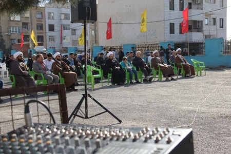 مراسم درختکاری در مسجد موسی ابن جعفر علیه السلام