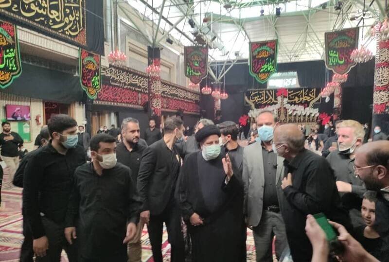 رئیس جمهور رئیسی در مسجد ارک