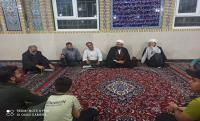 جلسه مشترک وهم فکری پایگاه شهیدعباسی ونمازگزاران مسجدجامع اورین وامام جماعت چهارده معصوم منطقه حجت الاسلام مهدوی فاضل درمسجدجامع اورین