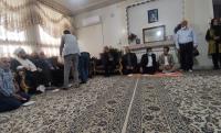 دیدار با خانواده شهدا بعد از نماز عید فطر