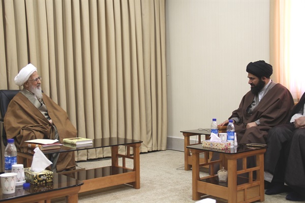 دیدار رئیس مرکز رسیدگی به امور مساجد بامراجع عظام تقلید