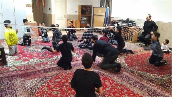 برنامه ورزشی درون مسجد