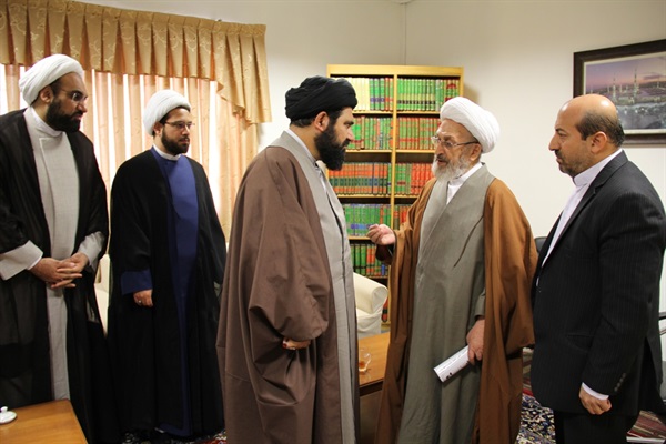 دیدار رئیس مرکز رسیدگی به امور مساجد بامراجع عظام تقلید