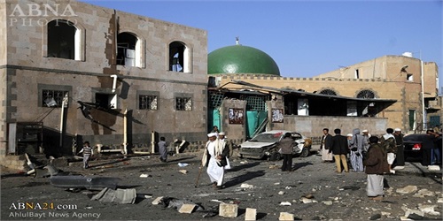 شلیک عربستان به یک مسجد هنگام نماز