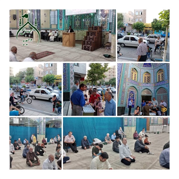 مسجد جامع وحیدیه، جشن ولادت امام رضا(ع)