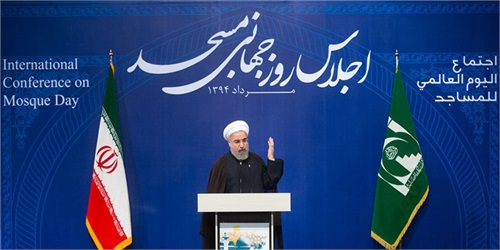 رئیس جمهور در اجلاس روز جهانی مسجد:  مسجد خانه حزب و جناح نیست خانه ملت است