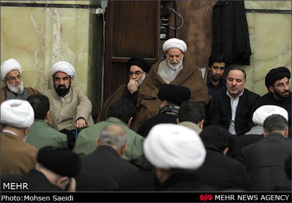 بزرگداشت آیت الله مجتبی تهرانی در قم 1