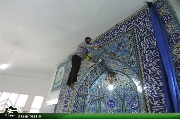 دهه تکریم و غبار روبی مساجد 4