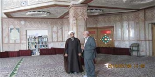 ناحیه شهید باهنر/ معاون ناحیه از مسجد جامع ولنجک بازدید کرد